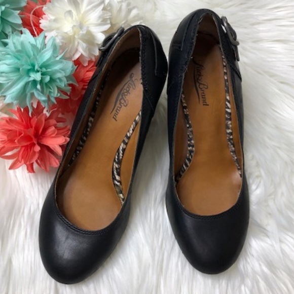 Lucky Brand Shoes - **FINAL PRICE** LUCKY BRAND Black Slip On Wedges